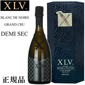 【正規品XLVシャンパン】ブランドワイン 甘口『 XLV ブランドノワール ドゥミセック 750ml黒箱入 』ブラックラベル 第5代目ヴィトンファミリー御結婚御祝 結婚式 内祝 記念日 誕生日プレゼント開店御祝 周年記念 インスタ映え