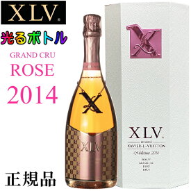 【正規品XLVシャンパン】光るボトル ROSE『 XLV ヴィンテージ2014 ロゼ ルミナス750ml白箱入 』ピンクラベル 第5代目ヴィトンファミリー御結婚御祝 結婚式 内祝 記念日 誕生日プレゼント開店御祝 周年記念 インスタ映え