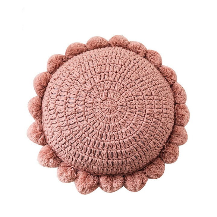 楽天市場】クッション 北欧 50*50CM フロアクッション 座布団 丸型 