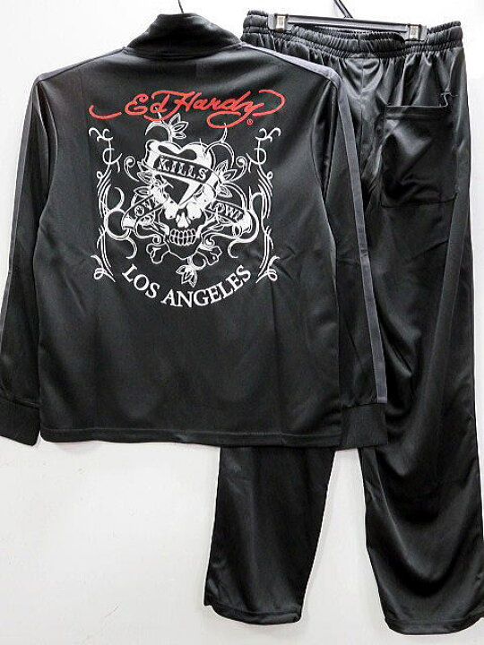 楽天市場】ED HARDY ジャージ上下セットアップ エドハーディー 