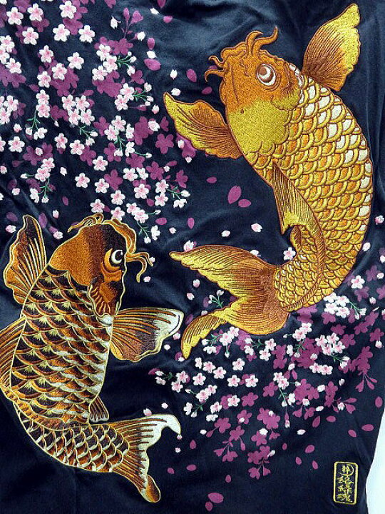 楽天市場】絡繰魂 粋 双金鯉刺繍 半袖Tシャツ カラクリ魂 : takafuku 