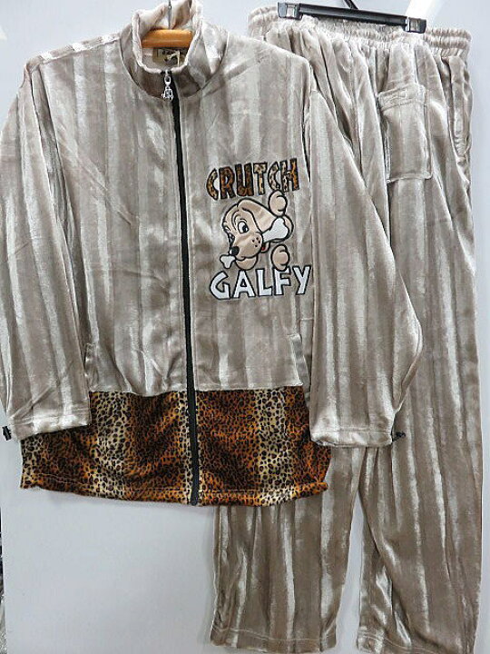 楽天市場】GALFY ガルフィー ベルボア上下セット ヒョウ柄切替【代引  