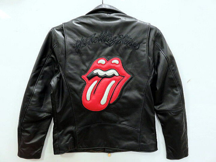 楽天市場】ROLLING STONES X JACKROSE ラムレザーWライダース 