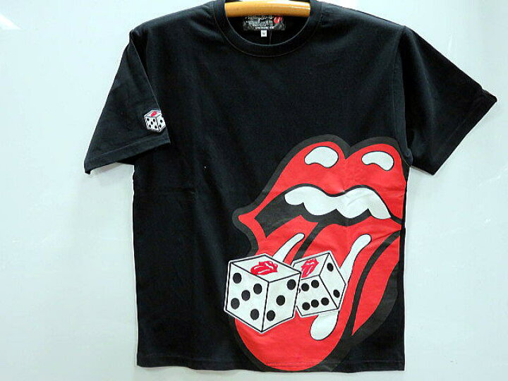 楽天市場】THE ROLLING STONES × JACKROSE ダイス刺繍 半袖Tシャツ 