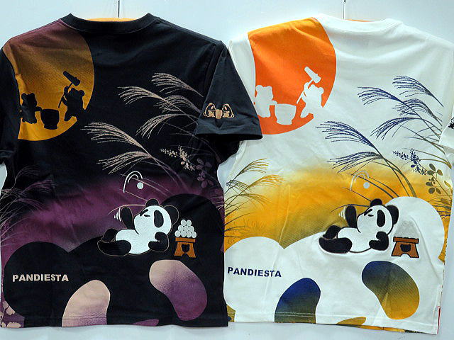 PANDIESTA JAPAN 半袖Tシャツ 十五夜パンダ パンディエスタ