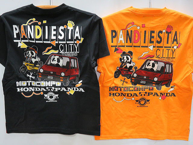 HONDA × PANDIESTA 半袖Tシャツ CITY&MOTOCOMPO ホンダ×パンディエスタ