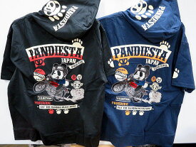 大きいサイズ　PANDIESTA JAPAN　　P.D.MOTERS 半袖パーカー　パンディエスタ