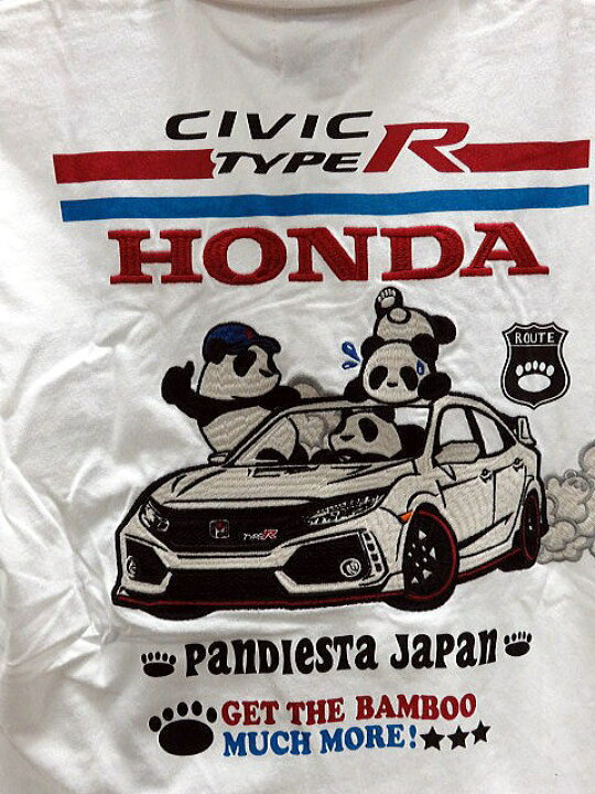 楽天市場】HONDA × PANDIESTA JAPAN CIVIC type-R 半袖ポロシャツ 