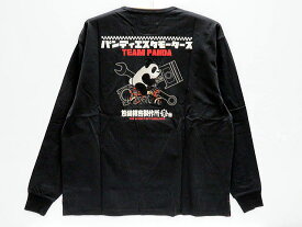 【大きいサイズ】PANDIESTA JAPAN　長袖Tシャツ　熊猫オンザLITTLE BIKE パンディエスタ【コンビニ受取対応商品】