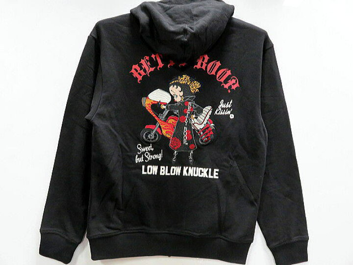楽天市場】BETTY BOOP × LOW BLOW KNUCKLE ヤンキーBETTYフルZIP 