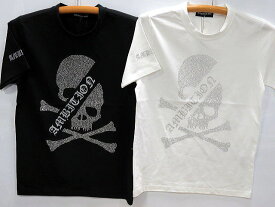 Be Ambition 半袖Tシャツ スカルストーン＆ロゴプリント　ビーアンビション