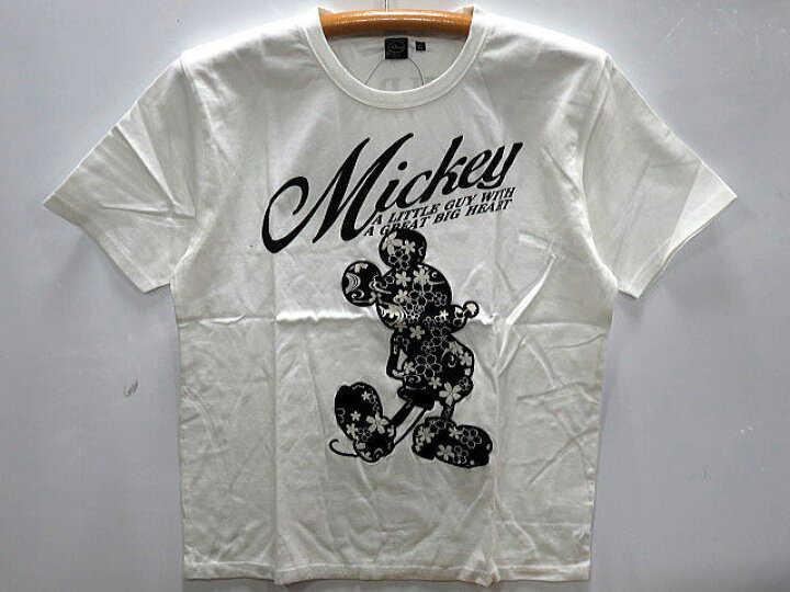 楽天市場 Disneyコラボ 半袖tシャツ 桜ミッキー ディズニーコラボtシャツ Mickey Takafuku 1915 楽天市場店