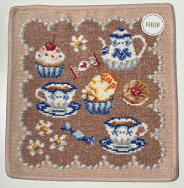 正規品【フェイラー FEILER】　ハンカチタオル（M)　スウィートトリート・ベージュ【楽ギフ_包装選択】【楽ギフ_メッセ入力】プレゼント　女性　誕生日　クリスマス　母の日