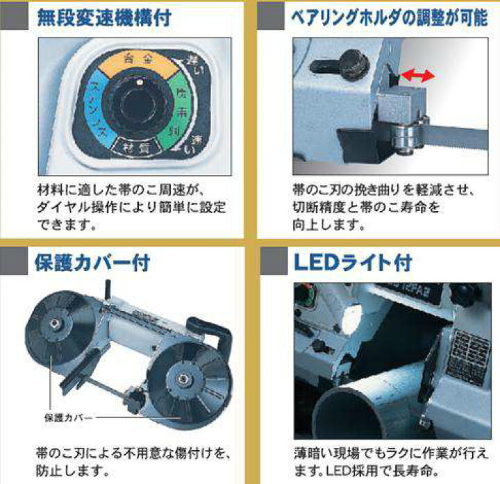 楽天市場】HiKOKI(ハイコーキ) CB12VA2 120mmロータリーバンドソー 