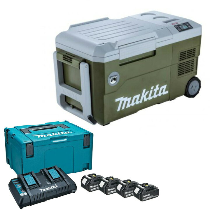 楽天市場】マキタ(makita) CW001GZO+A-67094 充電式冷温庫+パワー  