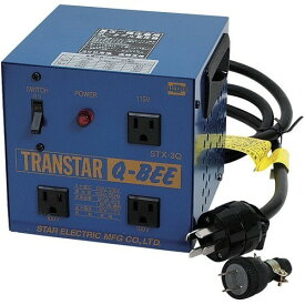 スズキット (SUZUKID) 昇圧/降圧兼用 ポータブル変圧器 トランスター Q-BEE　STX-3Q
