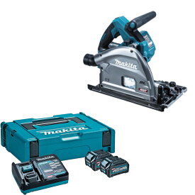 マキタ(makita) SP001GZ+A-69727 165mm充電式プランジマルノコ+パワーソースキット(XGT1) 40V【バッテリー/充電器セット】無線連動対応 AWS