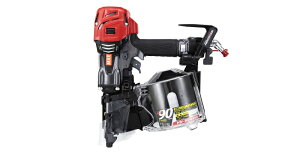 マックス(MAX) 高圧コイルネイラ HN-90N6(D)-G クールグレー 圧力切替機構搭載 MAX製品保証付き 釘打ち機 HN91147