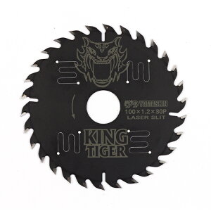 山真製鋸(YAMASHIN)MAT-KT-100 キングタイガー 100x1.2x30P 電気丸鋸・集塵丸鋸・充電丸鋸用 外径:100mm