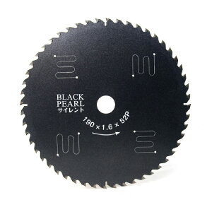 山真製鋸(YAMASHIN)MAT-BLPS-190 ブラックパール 190x1.6x52P 電気丸鋸・充電丸鋸用 外径:190mm