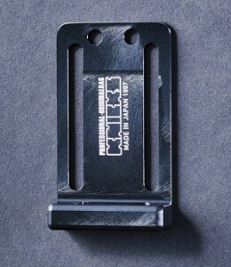 ニックス(KNICKS) フック金具付電動工具用プレート【ブラック】ALU-I-B