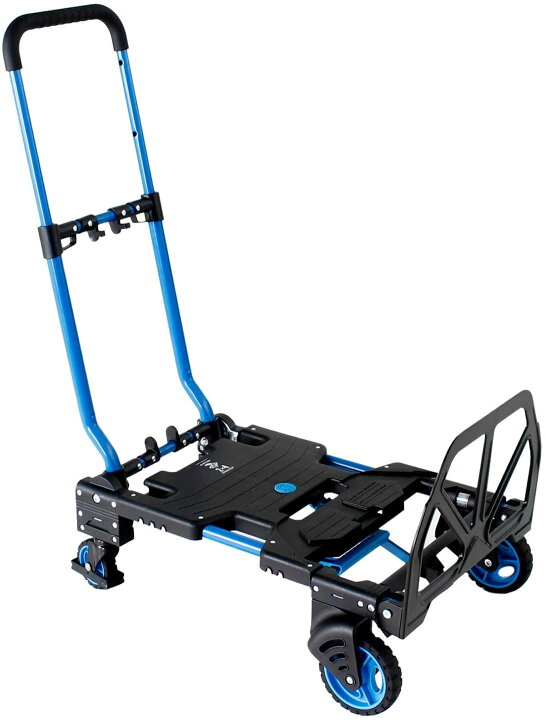 楽天市場】花岡車輌 折り畳み式台車 F-CART 2×4 フラットカート ブルー 