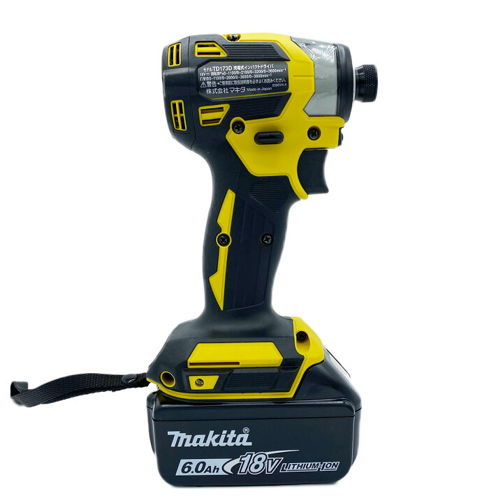 楽天市場】マキタ(makita) TD173DGXFY 充電式インパクト 黄色 18V 6.0 