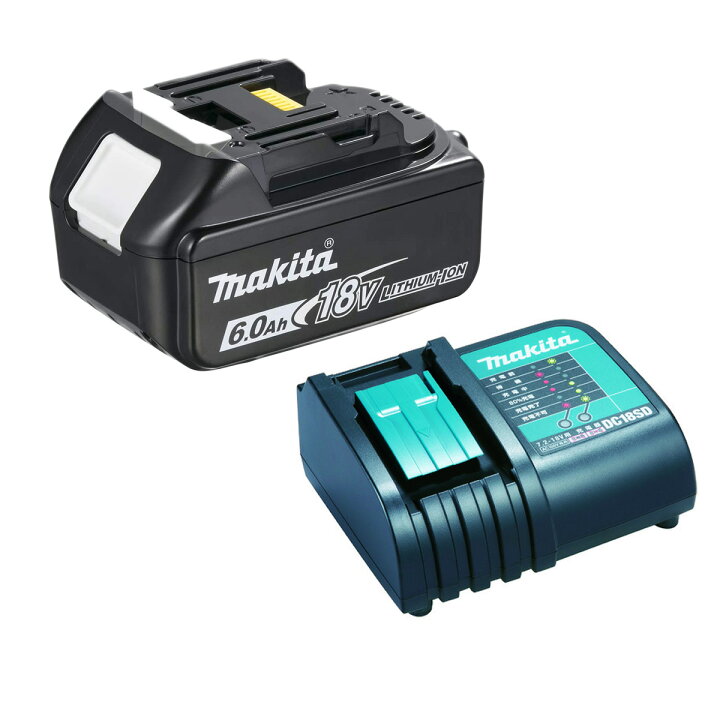 楽天市場】マキタ(makita) 正規品 バッテリー+充電器 BL1860B+DC18WC 