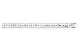 シンワ測定 直尺 シルバー 30cm 赤数字入 JIS 13013