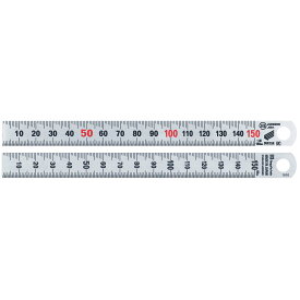 SK シルバースケール 快段目盛 150mm SV-150KD 寸法測定、線引き、ケガキ作業に 新潟精機