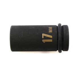 SSPOWER 薄口インパクトレンチソケット セミロング 17mm IMS-17SL ナット、ボルトの締め付けに パオック