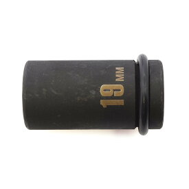 SSPOWER 薄口インパクトレンチソケット セミロング 19mm IMS-19SL ナット、ボルトの締め付けに パオック