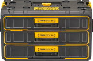 デウォルト(DEWALT) タフシステム2.0 3段チェスト 工具箱 収納ケース ツールボックス 積み重ね収納 Tough…