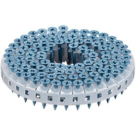 マキタ(makita) F-70814 25mm(アオ) ボードネジ カラー連結ビス(コイルタイプ) RS3925DC 青 1箱4000本入(1巻100本×20巻×2箱)