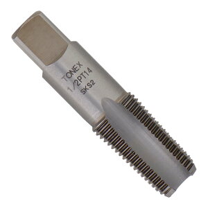 TONEX ねじ切りパイプタップ 呼寸法1/2×ピッチ14mm PT1/2