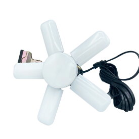 ledワークライト 作業灯 高橋本社 TH-6 LED電球 付 LEDクリップライト 屋内用 ホワイト コンパクト クリップランプ 可変式クリップライト 連結用コンセント付き MINIスピカ3500 屋内 LED投光器 3500Lm ledガレージライト 作業ライト 折り畳み 明るい led作業灯ワークライト