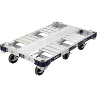 【法人限定】ALINCO(アルインコ) アルミ製台車 MTR 1トン 6輪 荷台寸法 750×1200 MTR1000 ダンク