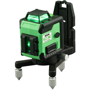 ムラテックKDS 高輝度グリーンレーザー墨出器 ATL-CX10RGN 水平360度 たちライン 軽量 コンパクト ケース+マウント付き