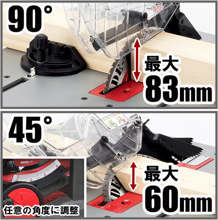 楽天市場】SK11(藤原産業) テーブルソー 最大幅1000×奥行570mm STS 