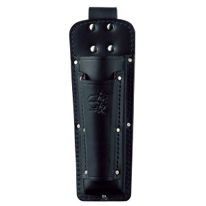 ふくろクラブ TOBI LEGEND 剪定鋏・折込鋸(2段) 折込鋸ケース 黒 LEG-115 サイズ:H205(155)×W140×D25mm 本革