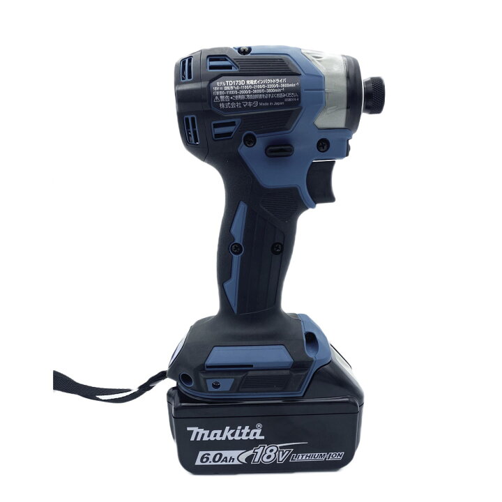 楽天市場】マキタ(makita) TD173DZ+純正ケース 充電式インパクト 青/黒 
