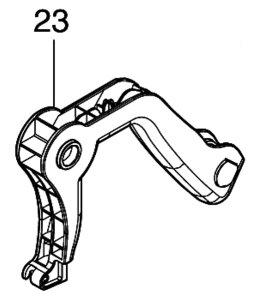 マキタ(makita) 部品 MHW180D用 LX00000083 トリガアッセンブリ 図番23