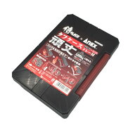 アネックス(ANEX) 侍ブラック 限定色 タフケース トレー付き ブラック×レッド ATC 極厚3mm設計 耐荷重10…