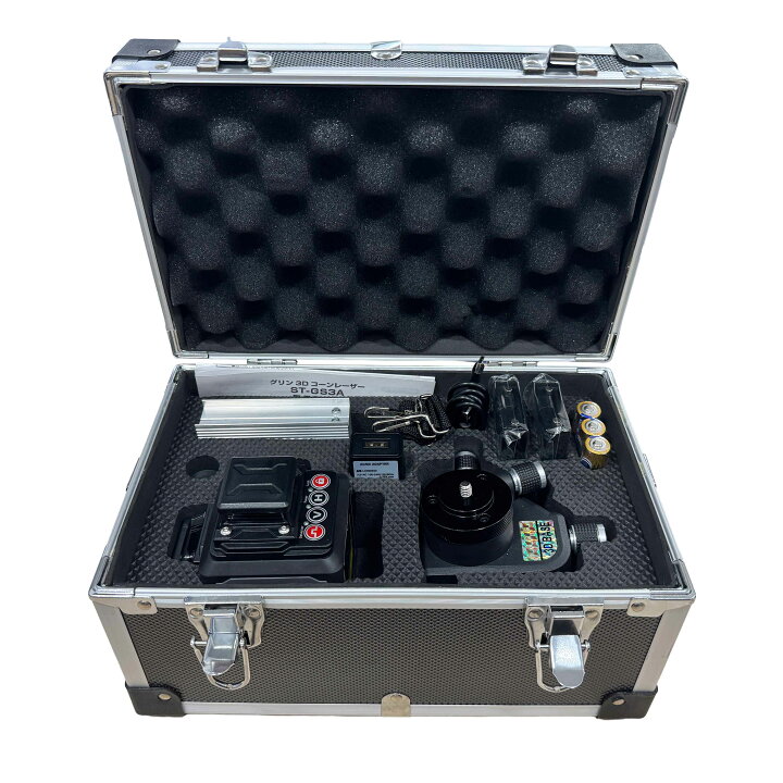 楽天市場】レーザー墨出し器 フルライン3D グリーンレーザー ST-GS3A 