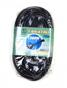 �⏟�Y�� �X�^���_�[�h�����R�[�h 3�� 12A 10m VCT 0.75mm2 �A�[�X�Ȃ� 1200W�Ή�
