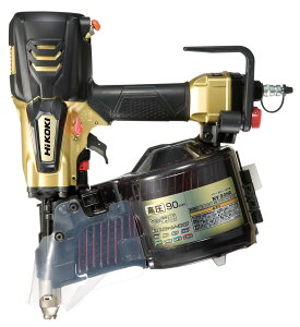 HiKOKI(�n�C�R�[�L) �������[���B�ŋ@ NV90HR S �s�X�g���������� �i�m�@�E2×4�Ή� ���^���b�N�S�[���h �j��45~90mm �V�[�g45~50mm 2.8kg ��C�����2.4L