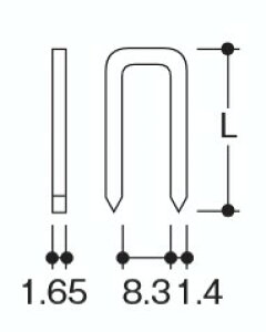 HiKOKI(�n�C�R�[�L) �t���A�p�^�b�J B0850F2 �����Ή� �X�e�[�v�� 50mm 12000�{�� ����50mm