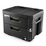 TOUGHBUILT(タフビルト) 2ドロワーボックス TB-B1-D-72 中型工具収納 スタックテック