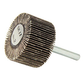 SK11 フラップホイル No.2 40X25X6/#100 軸径6mm 粒度100 電気ドリル エアーグラインダー用 金属 木工の研磨 サビ落とし 塗装はがしに