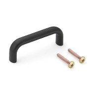 スガツネ工業 ハンドル KK-H80BL 塗装/ブラック アルミニウム合金製 78mm×28mm 住宅 100-029-087